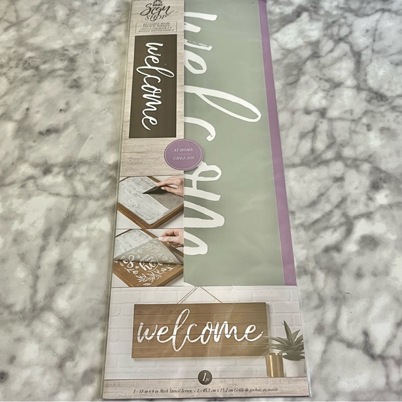 Welcome Sign Reusable Stencil - Picture 5 of 7